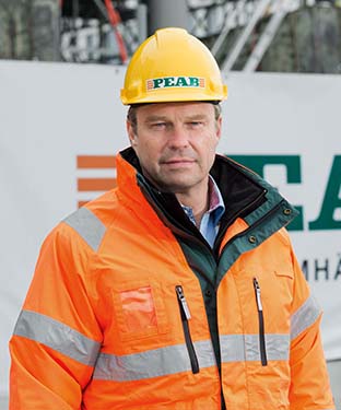 Peter Martin, säkerhetschef på Peab.